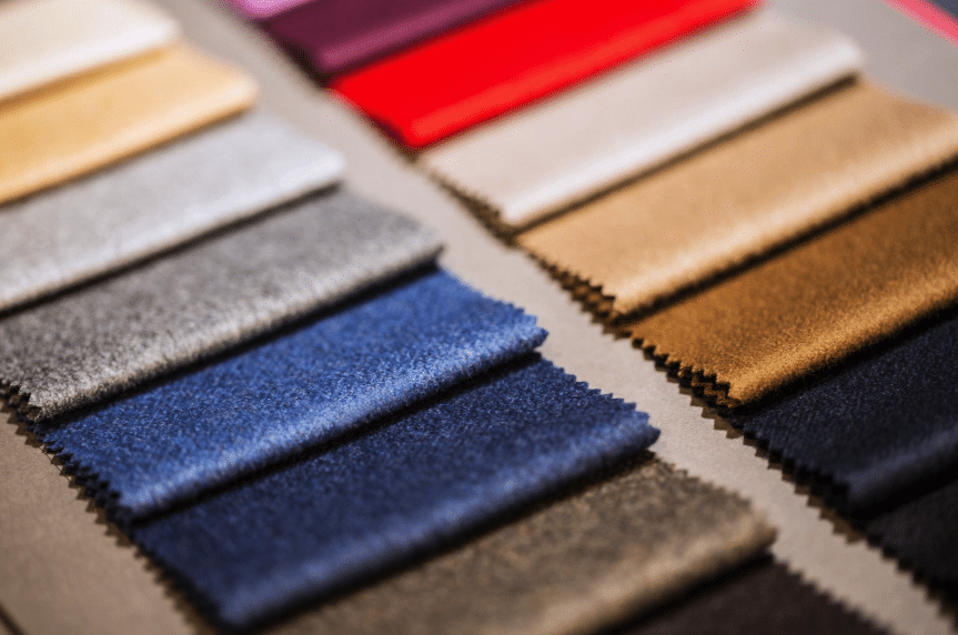 Nuancier de tissus pour vêtements sur-mesure