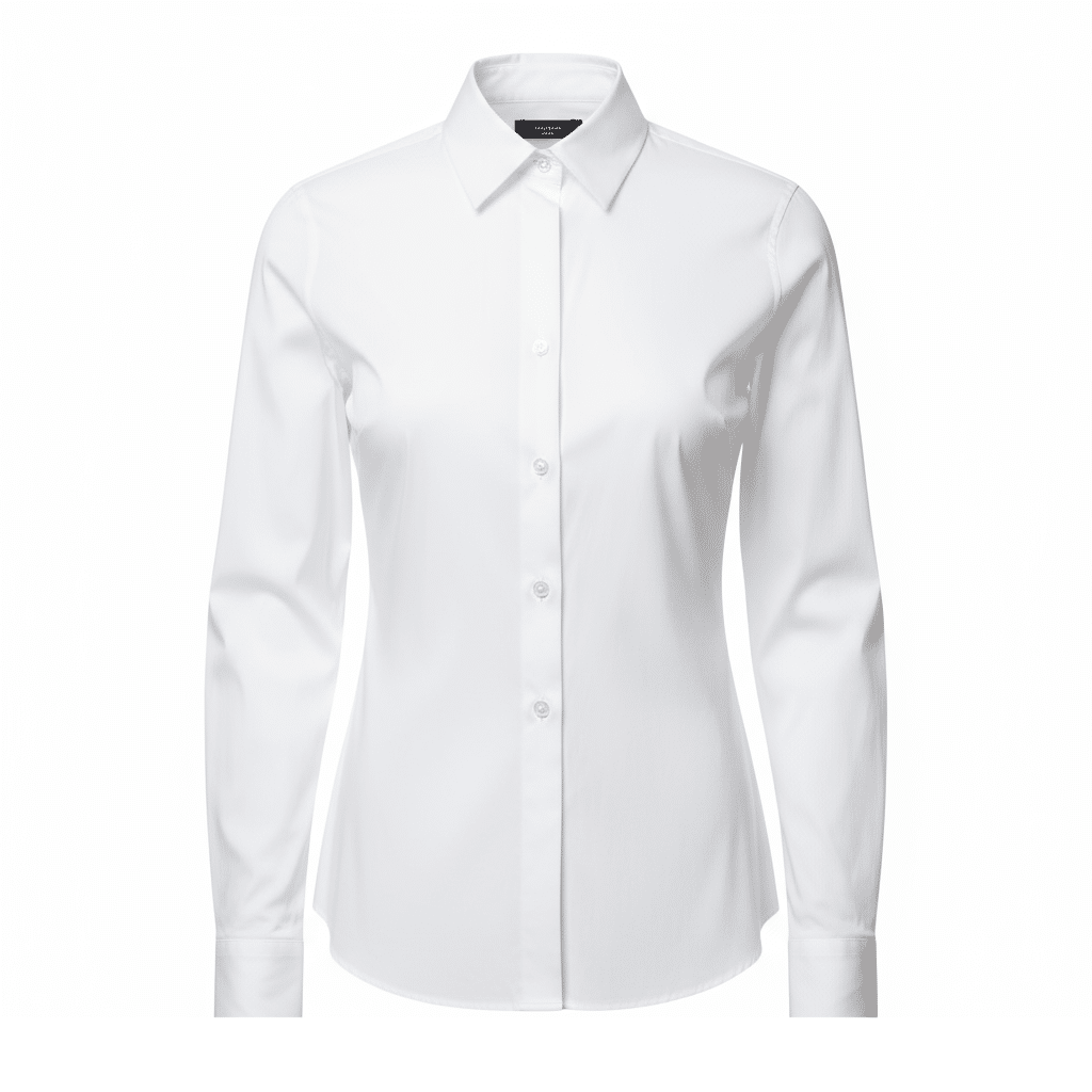 Chemise femme sur mesure blanche élégante