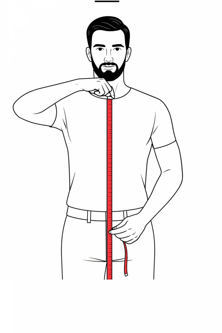 hauteur totale homme