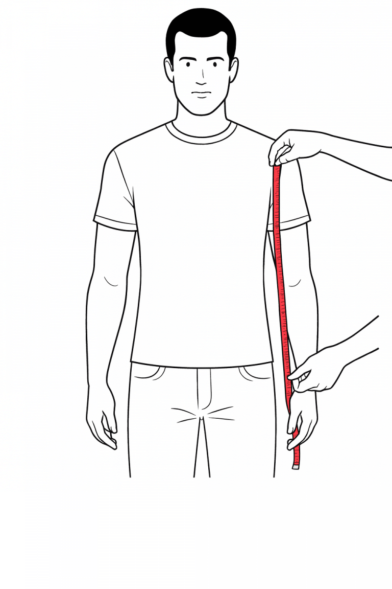 longueur de manches homme