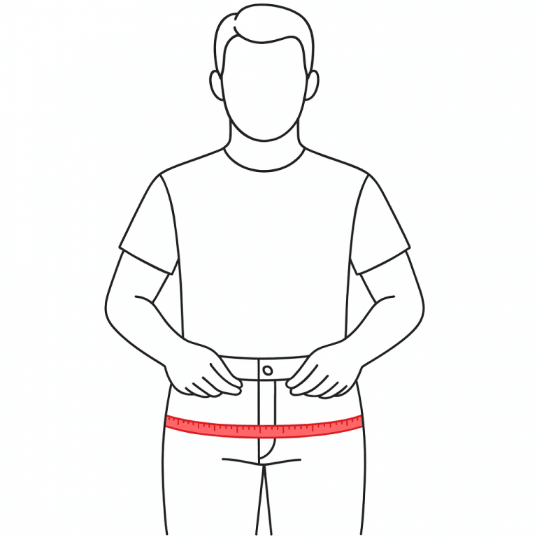 tour de hanche homme