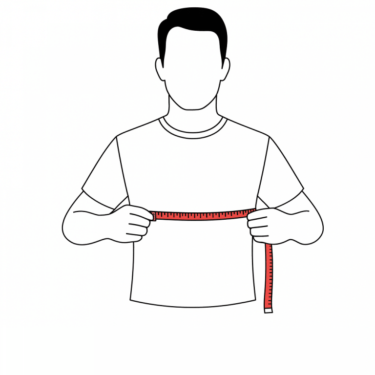 tour de poitrine homme